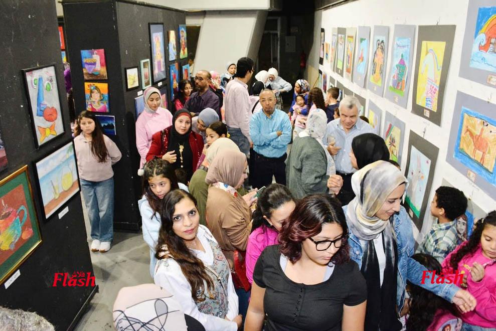افتتاح معرض رسم مسابقة ياسمين السمره بساقية الصاوي الدورة التاسعة ٢٠٢٤ 31 10 1