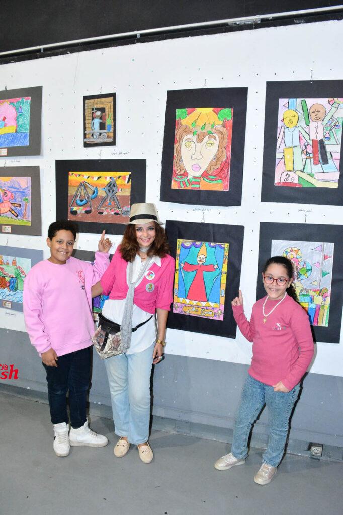 افتتاح معرض رسم مسابقة ياسمين السمره بساقية الصاوي الدورة التاسعة ٢٠٢٤ 37 11 2