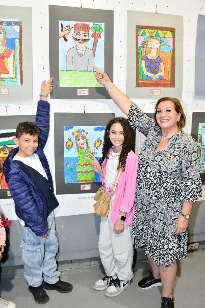 افتتاح معرض رسم مسابقة ياسمين السمره بساقية الصاوي الدورة التاسعة ٢٠٢٤ 41 12 4