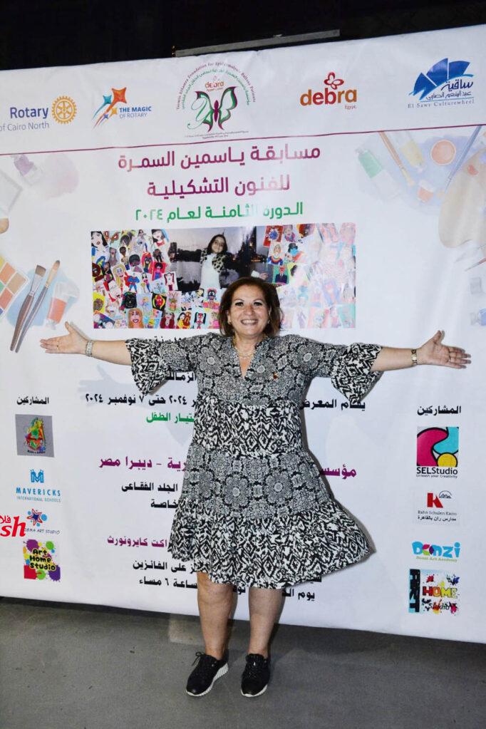 افتتاح معرض رسم مسابقة ياسمين السمره بساقية الصاوي الدورة التاسعة ٢٠٢٤ 20 3