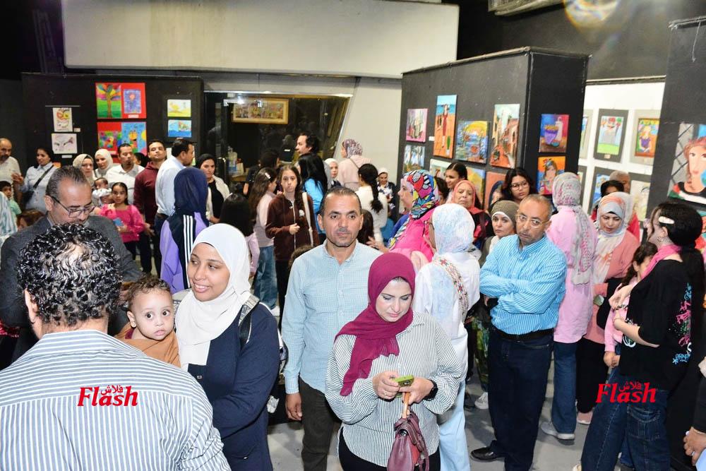 افتتاح معرض رسم مسابقة ياسمين السمره بساقية الصاوي الدورة التاسعة ٢٠٢٤ 24 5