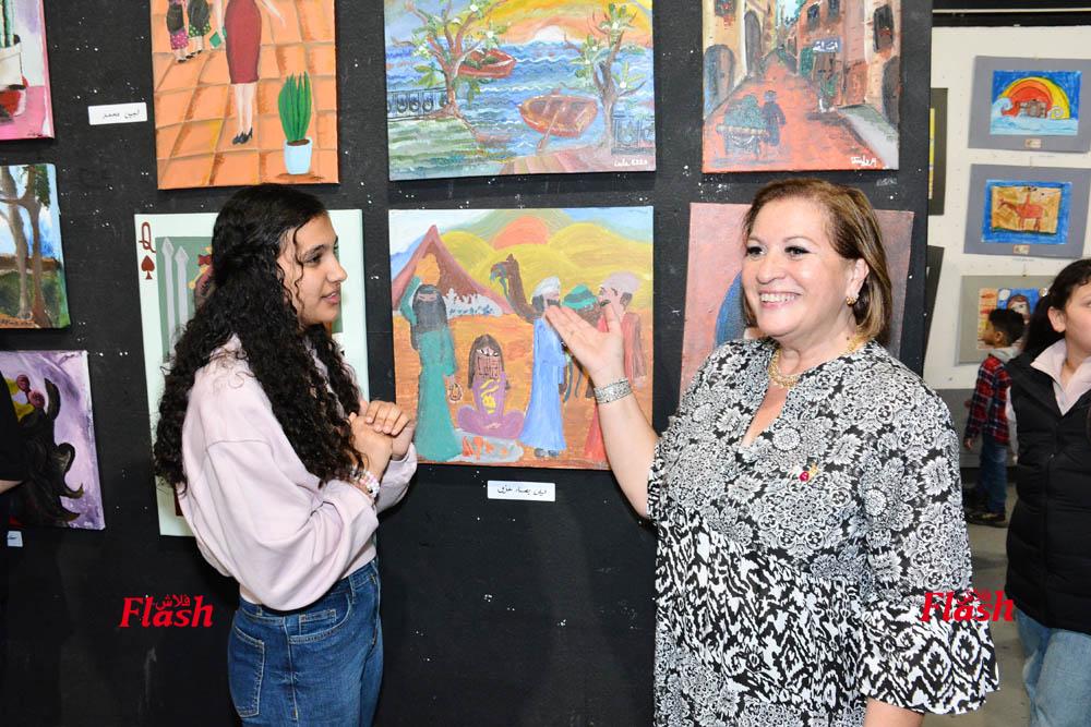 افتتاح معرض رسم مسابقة ياسمين السمره بساقية الصاوي الدورة التاسعة ٢٠٢٤ 42 DSC 0247