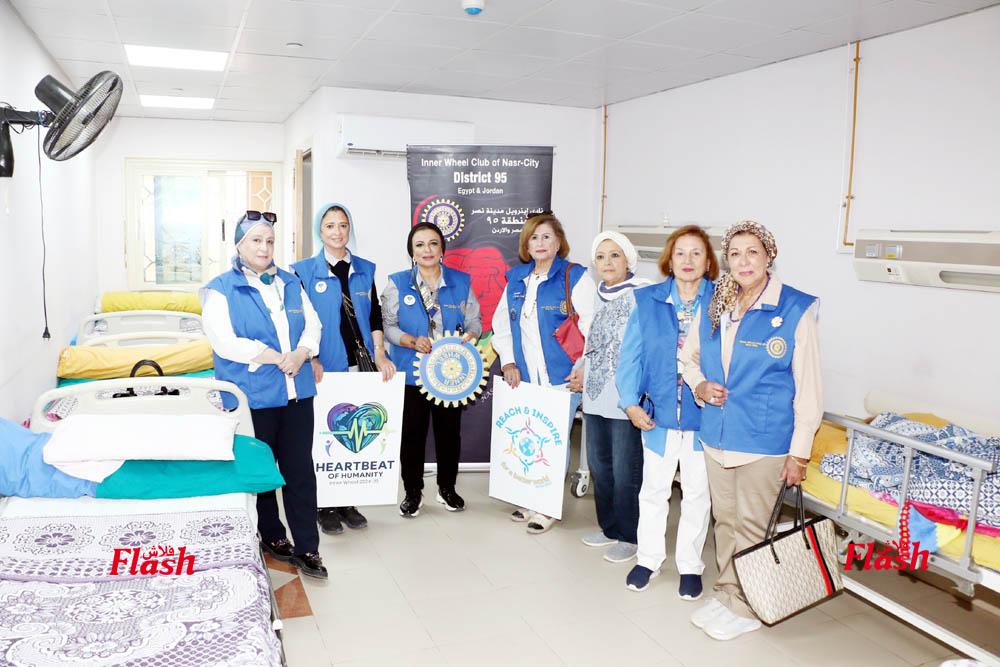 زياره نادي انرويل مدينه نصر لمستشفى الدكتوره عبله الكحلاوي لمرضي الزهايمر وكبار السن 19 IMG 0253 1