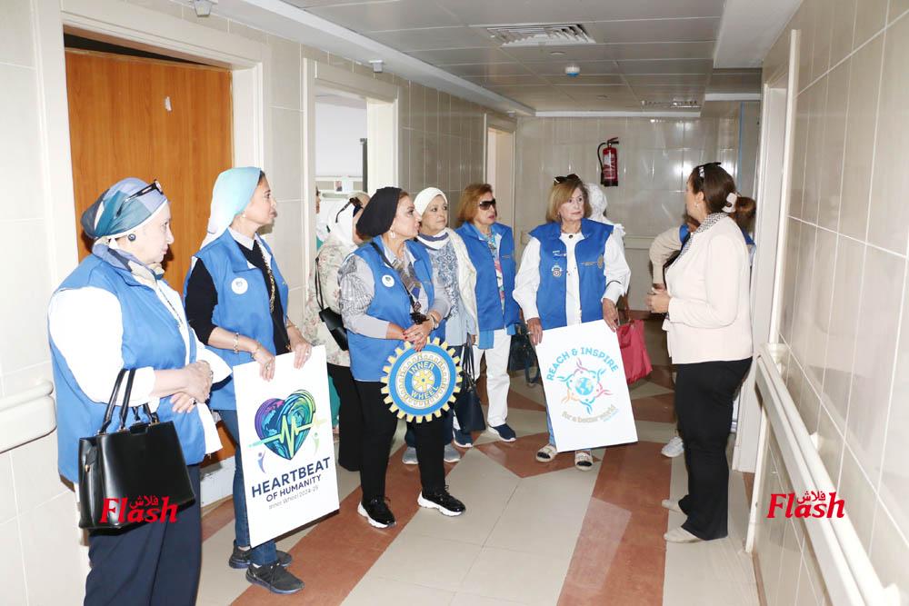 زياره نادي انرويل مدينه نصر لمستشفى الدكتوره عبله الكحلاوي لمرضي الزهايمر وكبار السن 22 IMG 0291 1