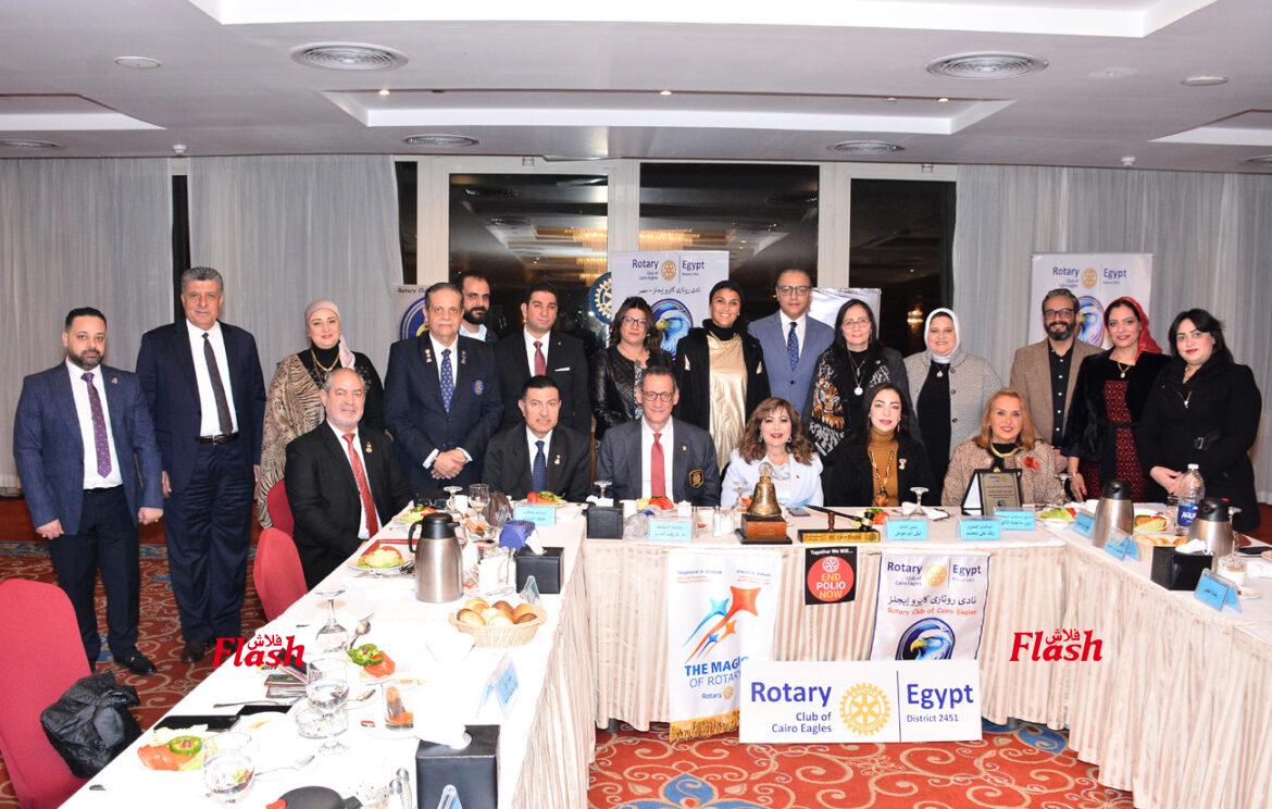 زيارة المحافظ لروتاري كايرو ايجلز