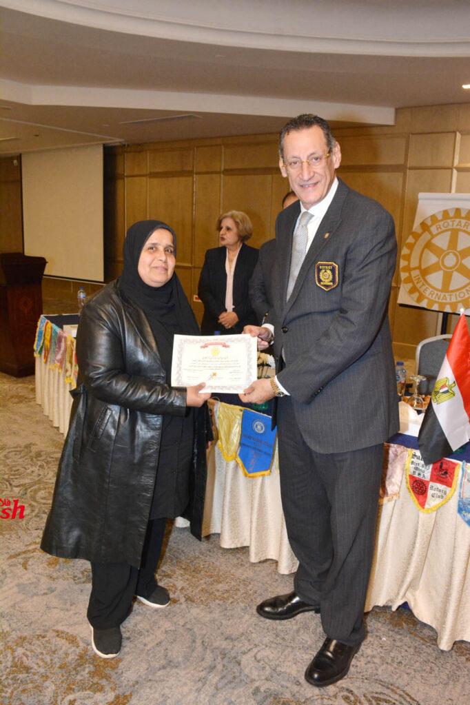 احتفالية بيوم الخدمة المهنية وتكريم من روتارى سرايات المعادى 28 9 1 4