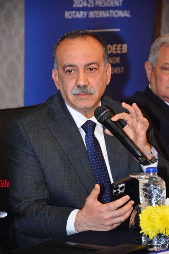 مراسم توقيع عدد من بروتوكولات التعاون المشترك بين الاتحاد النوعي للأندية الروتارية ورئيس الشركة القابضة لمياه الشرب وجمعيه الاورمان 49 010 1