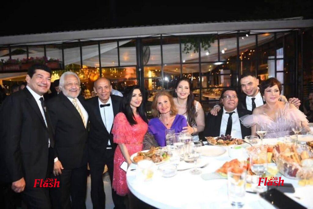 نجوم الفن والاعلام في زفاف نور كريمة المنتج عصام الامام 22 05 3