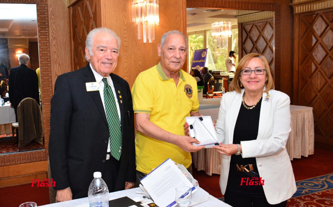 أجتماع الجمعية العمومية للمنطقة الليونزية والتكريم الدولي لنادي كيميت