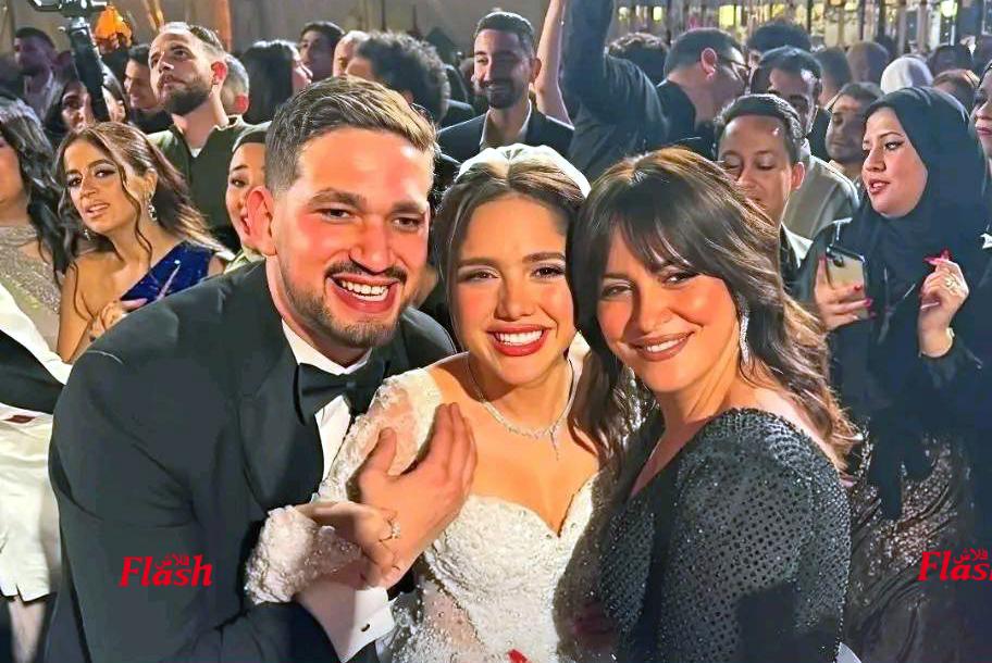 النجوم في زفاف الفنانة رنا رئيس ويسري علي 32 5 2