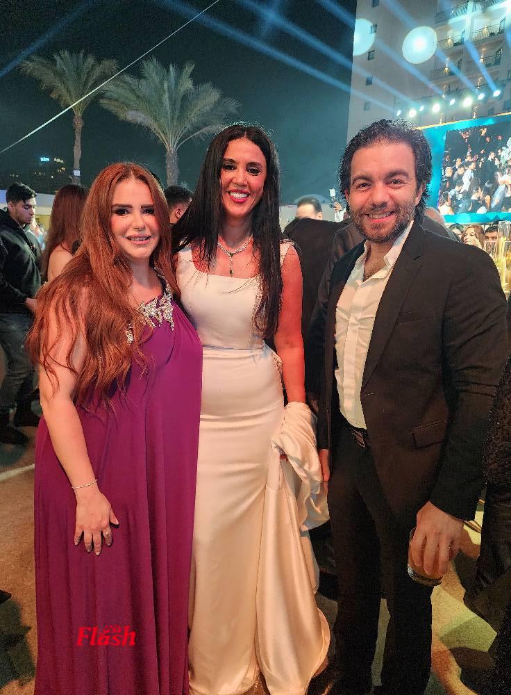 النجوم في زفاف الفنانة رنا رئيس ويسري علي 35 8 1 1