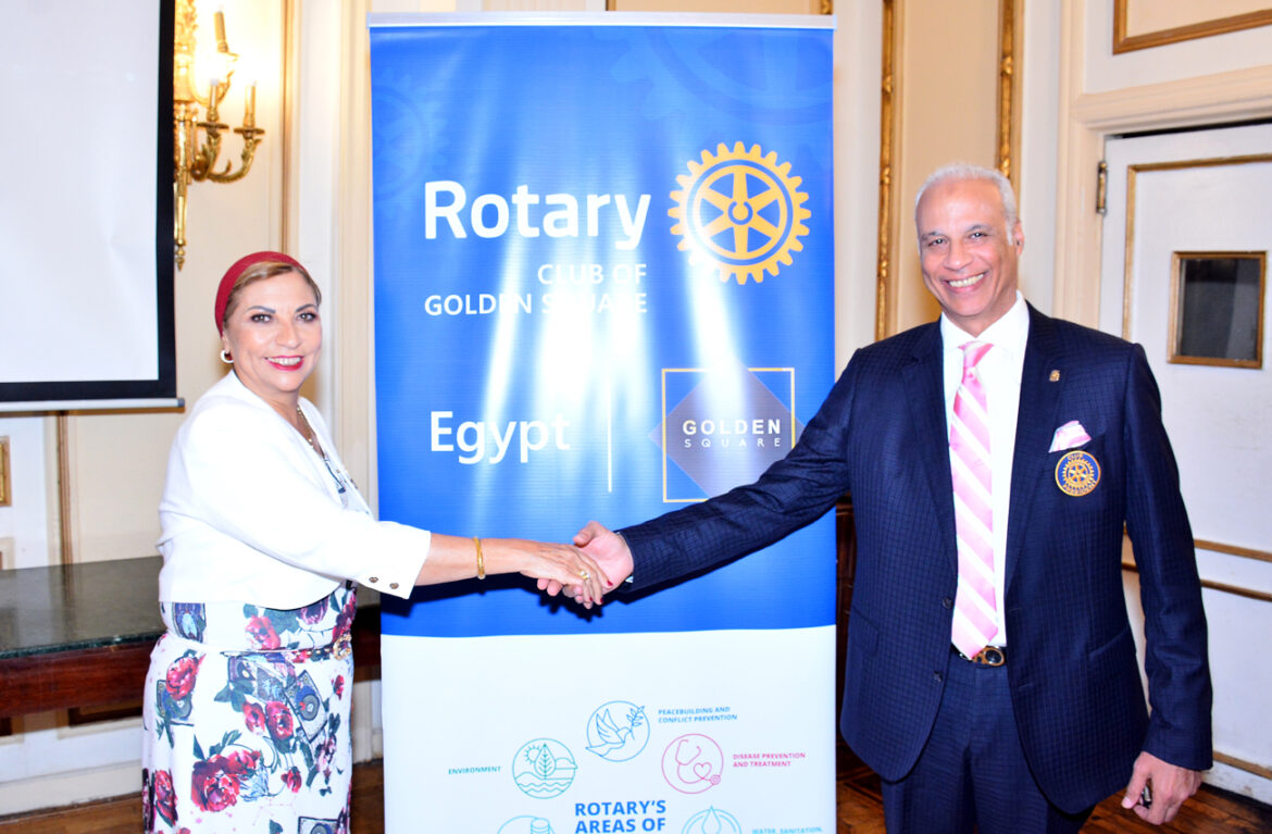 حفل التسليم والتسلم نادي روتاري جولدن سكوير