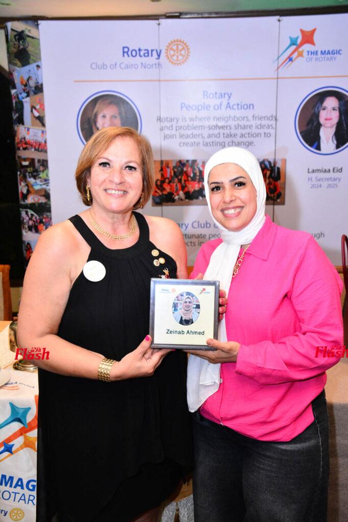 حفلة التسليم والتسلم لنادى روتارى كايرو نورث 72 19 1 1