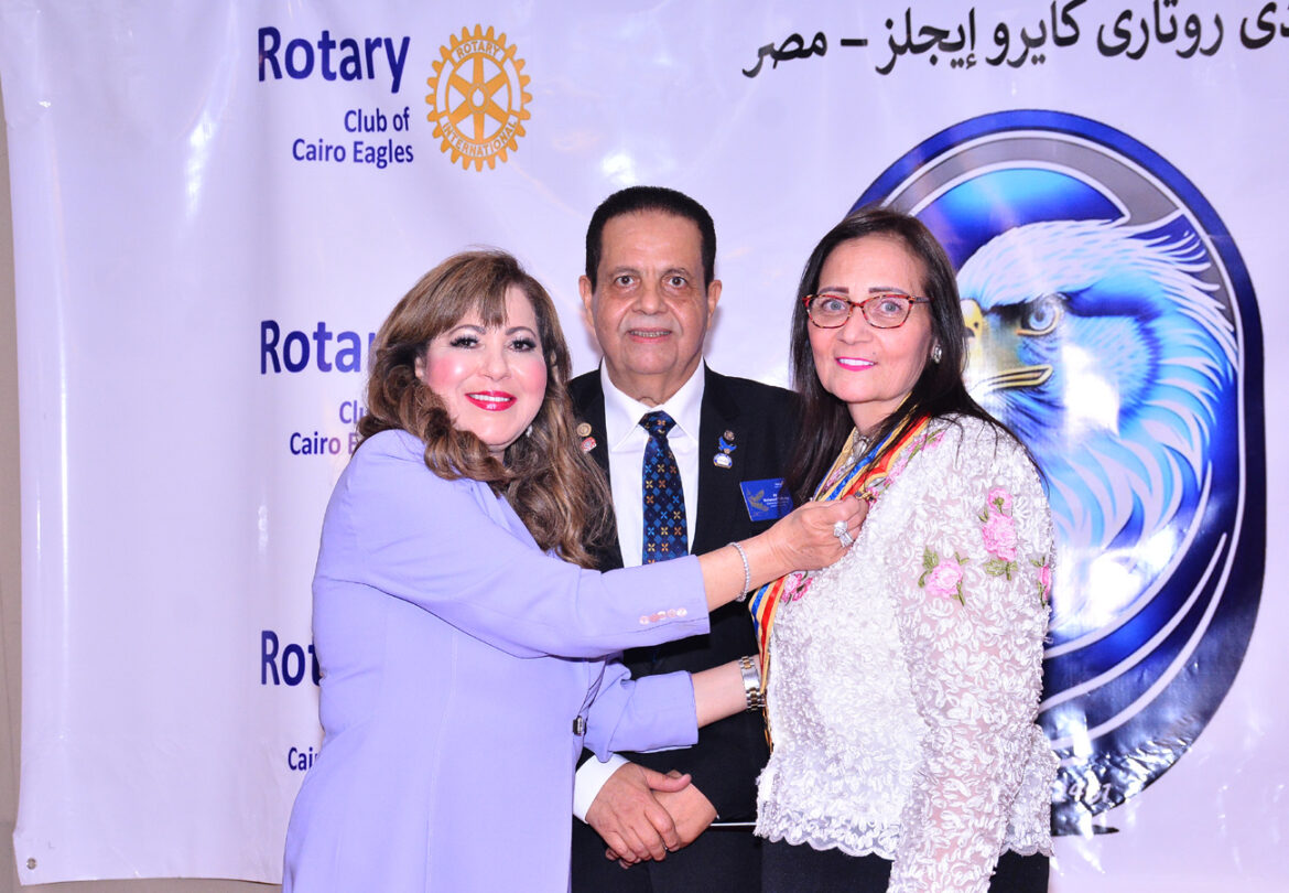 احتفالية تسليم وتسلم روتاري كايرو إيجلز