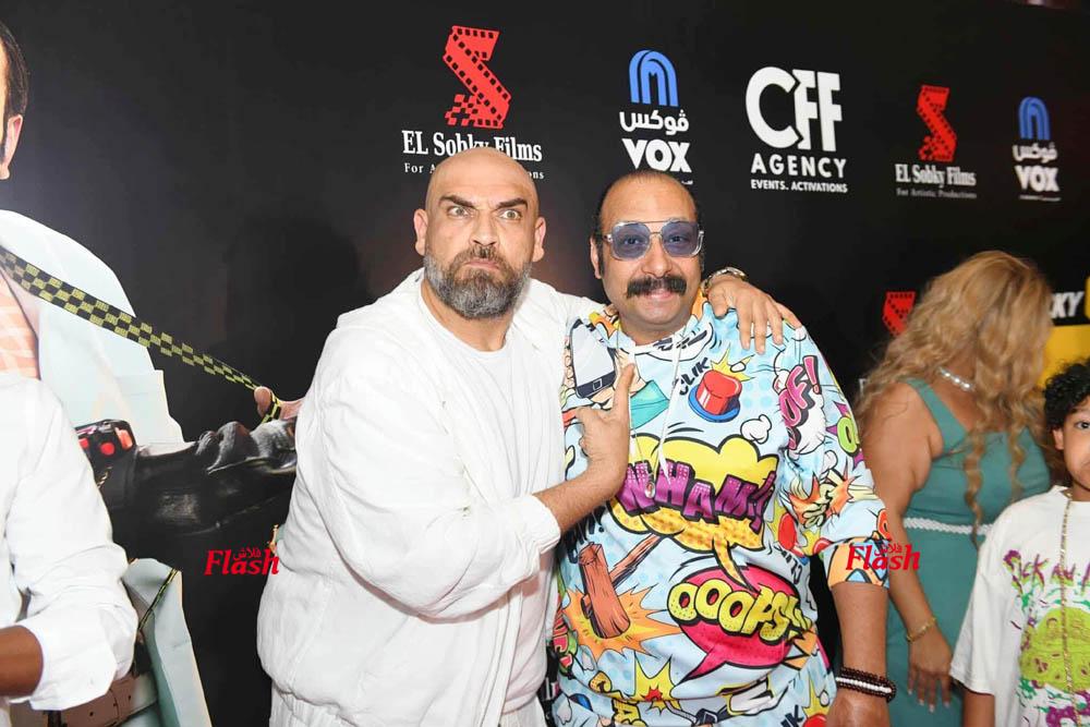 النجوم في العرض الخاص لفيلم روكي الغلابه 20 2 1 2