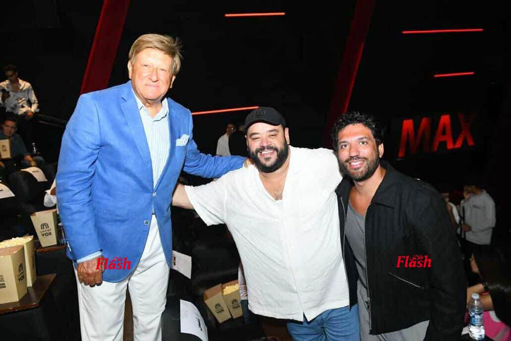 النجوم في العرض الخاص لفيلم روكي الغلابه 24 3 1 4