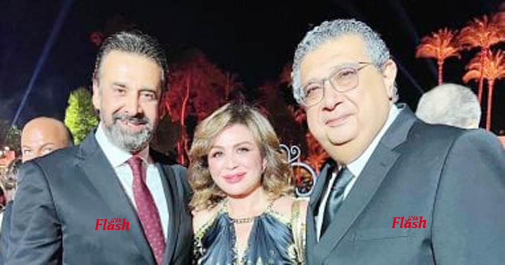 الظهور النادر للزعيم عادل إمام في زفاف حفيده 24 4 2 1