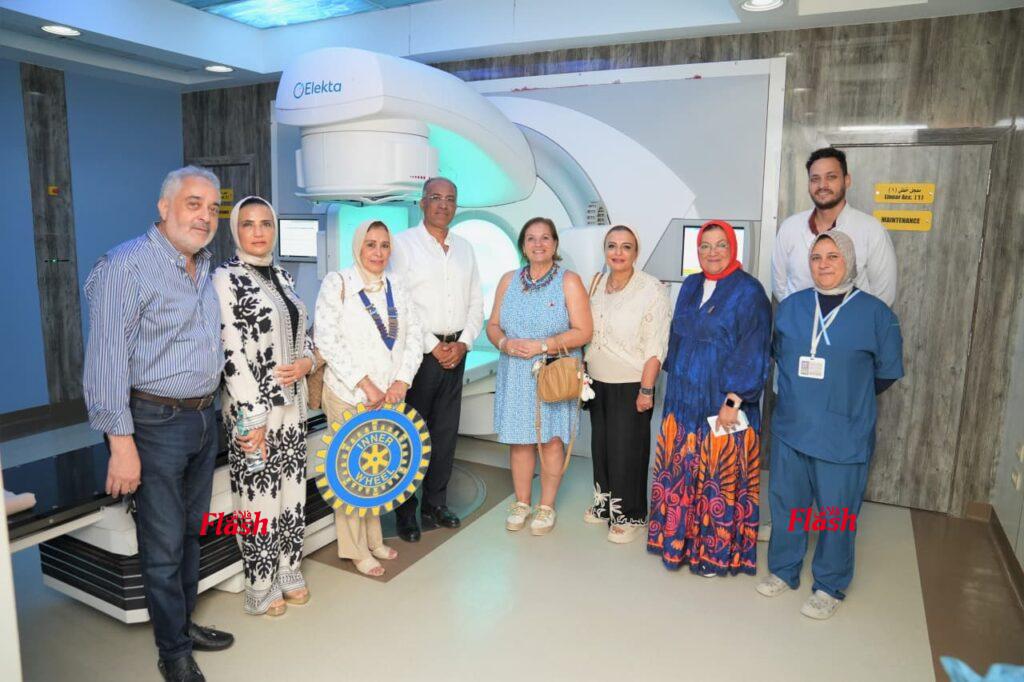 رئيسة المنطقة الانيرويليه 95 مصر في زيارة مستشفى أيادي المستقبل بالاسكندرية 23 6 4