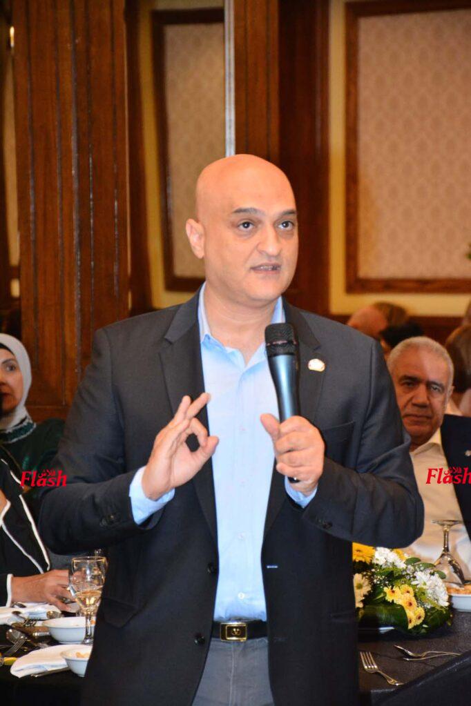 مشاركة الإعلامي والصحفي خالد صلاح في ورشة العمل للجنة الصورة العامة بالمنطقة الروتارية 2451 414 00006 2