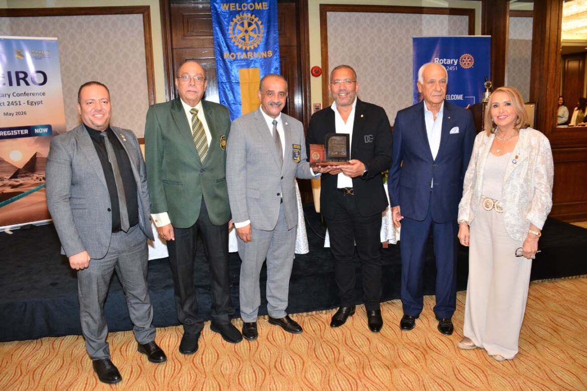 خالد صلاح في ورشة العمل للجنة الصورة العامة بالمنطقة الروتارية