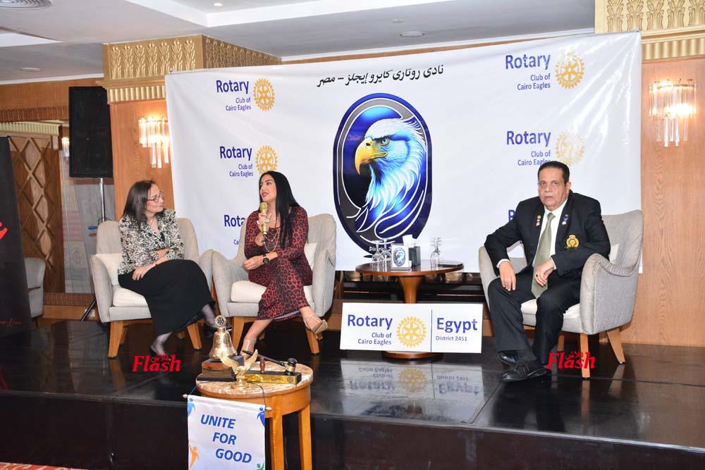 2 أمسية روتاري كايرو إيجلز بحضور الفنانة سمية الخشاب