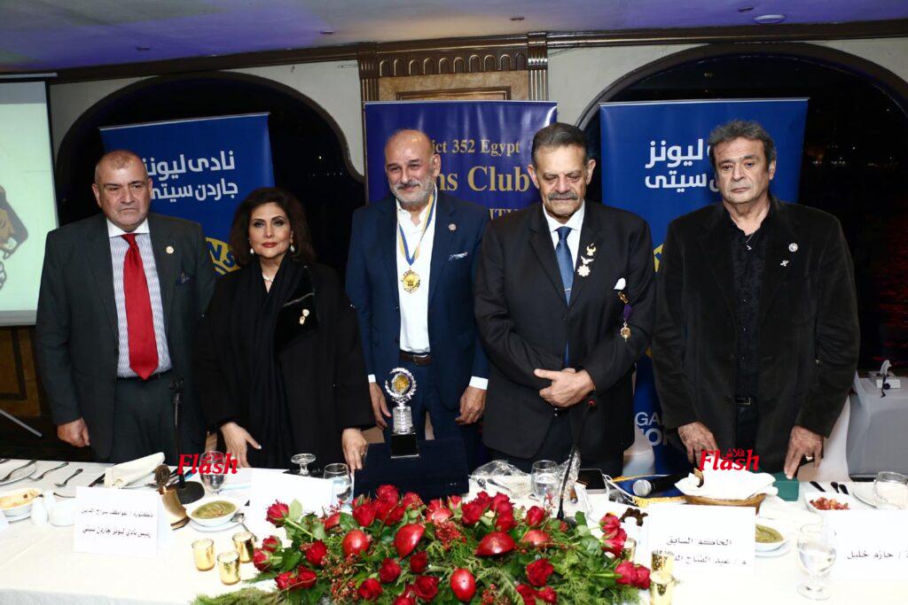 الفنان جمال سليمان في ضيافه نادي ليونز جاردن سيتي 31 12 10