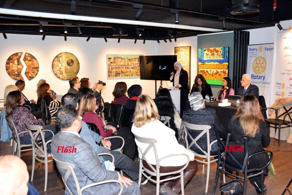 ندوة نادي روتاري ٦ اكتوبر بعنوان ( المرأة بين الحق والباطل ) 22 5 4