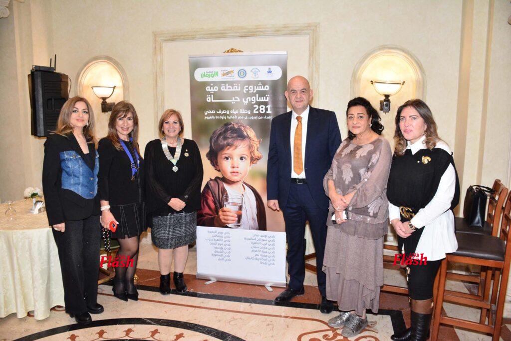 توقيع بروتوكول تعاون لتوصيل المياة لقرى الفيوم بين اندية الاينرويل المنطقة ٩٥ مصر والاردن وجمعية الاورمان 27 3 3