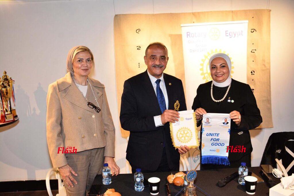 زيارة محافظ المنطقة الروتارية لنادي روتاري السادس من أكتوبر 21 3 5