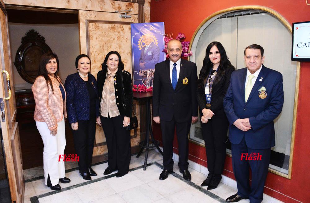 زيارة المحافظ دكتور حسام فرحات لروتاري كايرو نورث 34 13 3 7