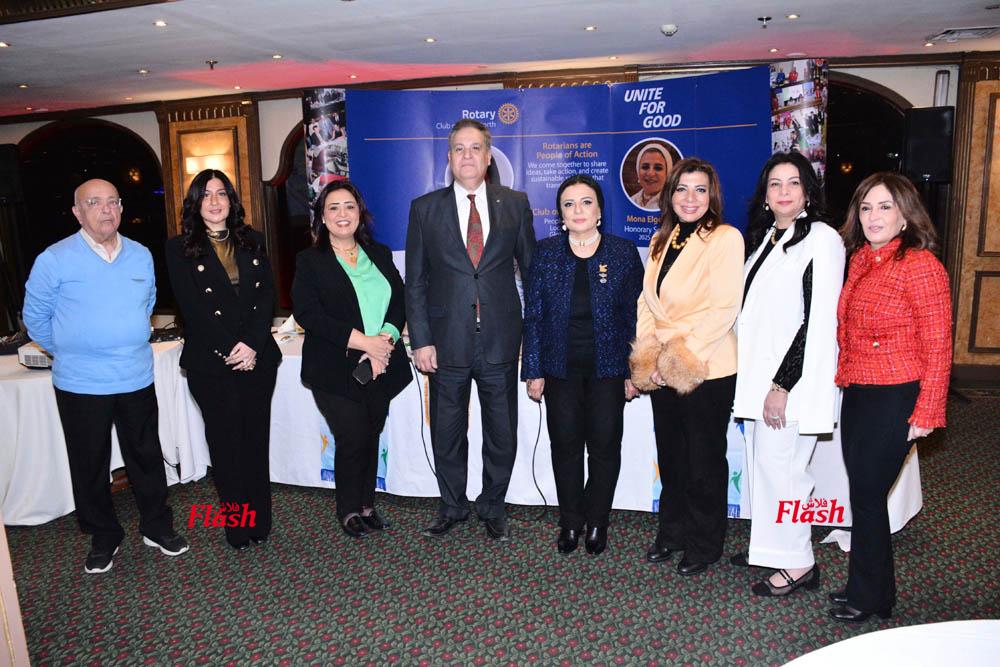 زيارة المحافظ دكتور حسام فرحات لروتاري كايرو نورث 37 15 7