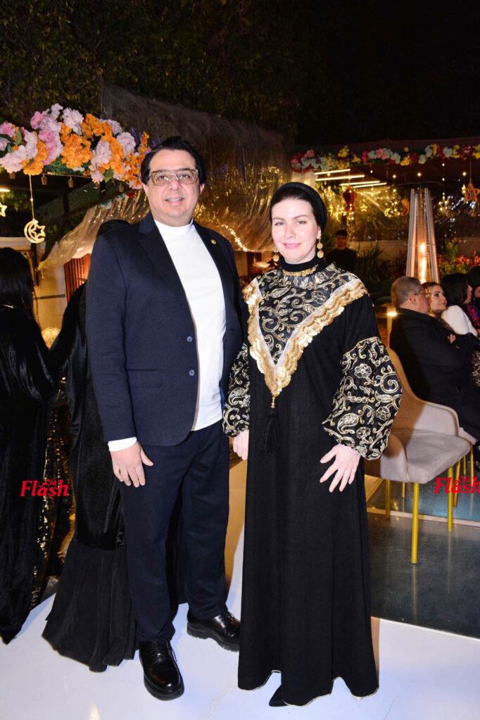 نخبة من النجوم في احتفالية سحور السيده زهرة عرقوب حرم رجل الاعمال محمود عزب 50 16 1 2