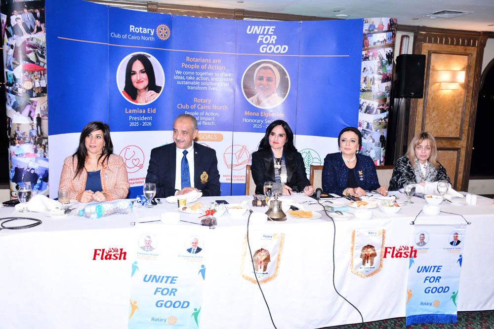 زيارة المحافظ دكتور حسام فرحات لروتاري كايرو نورث 21 2 1 1