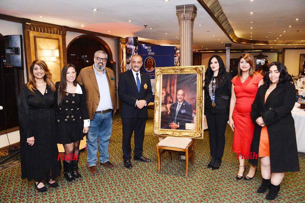 زيارة المحافظ دكتور حسام فرحات لروتاري كايرو نورث 48 21 1 3