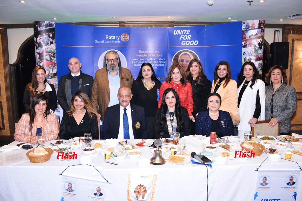 زيارة المحافظ دكتور حسام فرحات لروتاري كايرو نورث 25 4 1 2