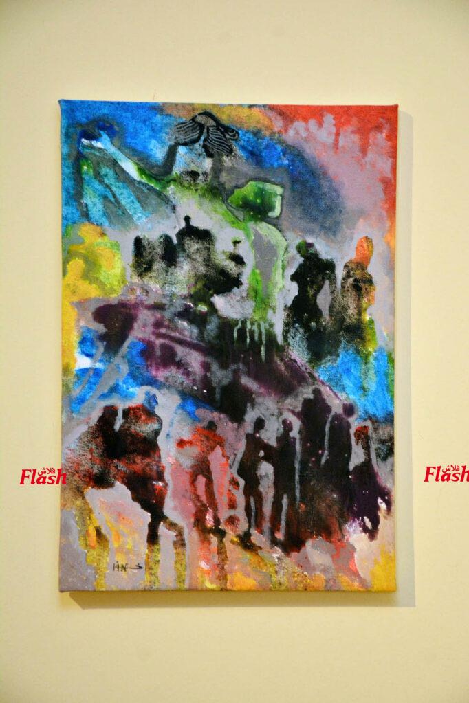 افتتاح معرض (حارسة البقاء) للفنان الفلسطيني محمد حمزه الفرا 24 6 2 2