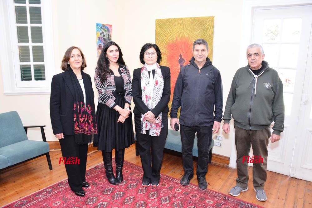 افتتاح معرض (حارسة البقاء) للفنان الفلسطيني محمد حمزه الفرا 31 8 3 2