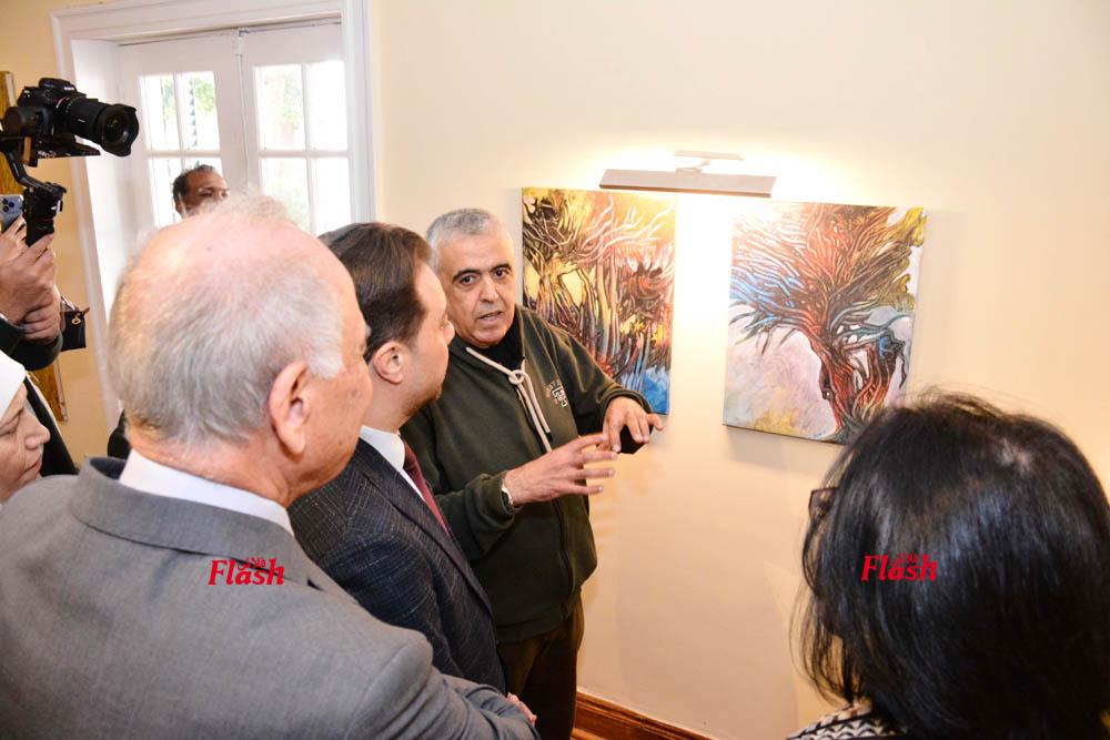 افتتاح معرض (حارسة البقاء) للفنان الفلسطيني محمد حمزه الفرا 34 8 6