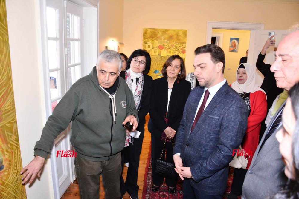 افتتاح معرض (حارسة البقاء) للفنان الفلسطيني محمد حمزه الفرا 35 8 7