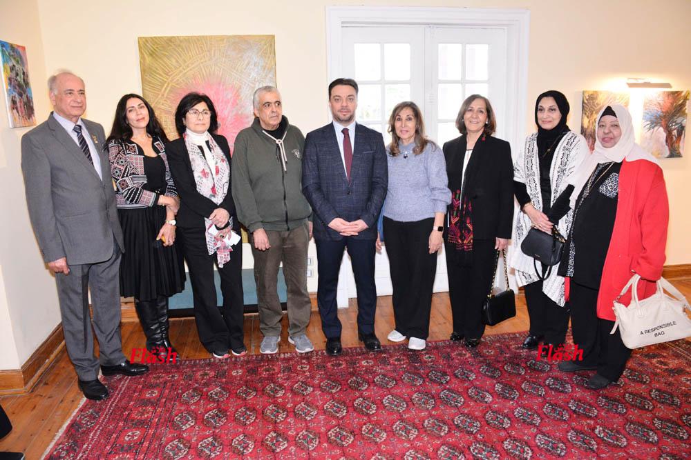 افتتاح معرض (حارسة البقاء) للفنان الفلسطيني محمد حمزه الفرا 36 8 8