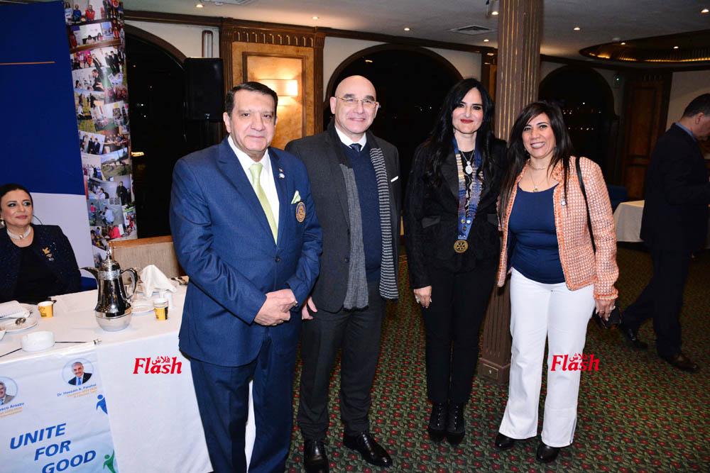 زيارة المحافظ دكتور حسام فرحات لروتاري كايرو نورث 60 DSC 0197