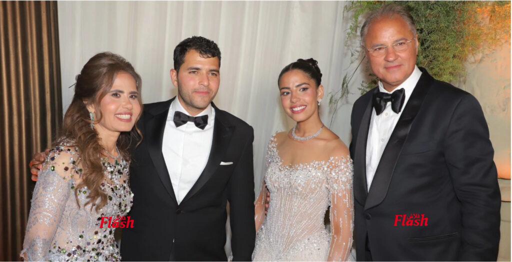 رئيس الوزراء ونجوم الفن والمجتمع في حفل زفاف عهد السعدي وكريم مَميش 21 002 1