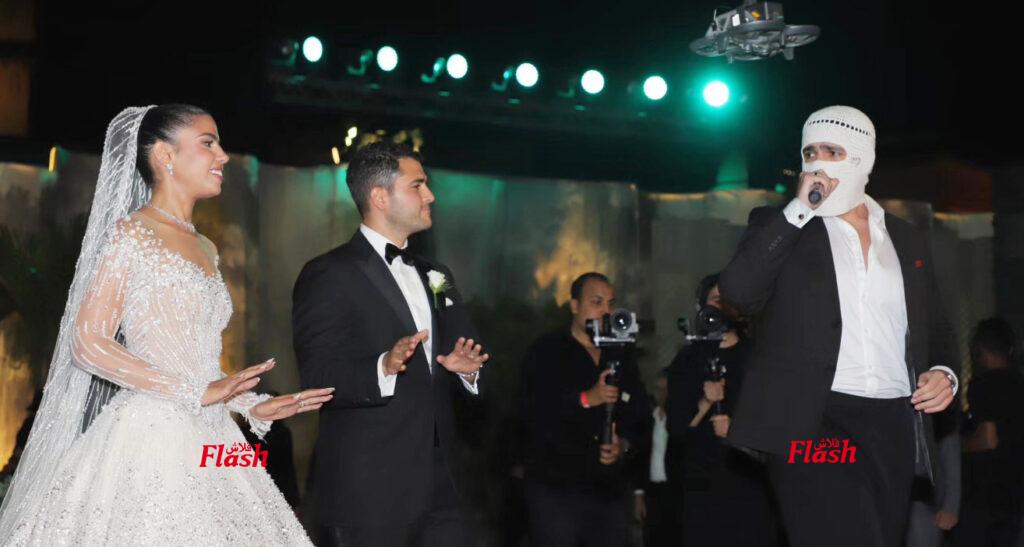 رئيس الوزراء ونجوم الفن والمجتمع في حفل زفاف عهد السعدي وكريم مَميش 30 6 3